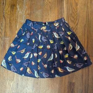 Grace Karin Bird Print Skirt Womens Small A Line 2010s
